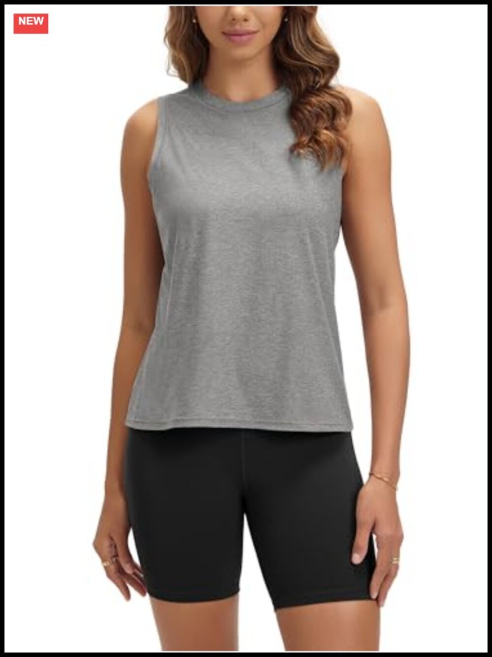 ODODOS Performance Tank Ultra Soft odSTRATUM Tech Sleeveless High Crew Neck